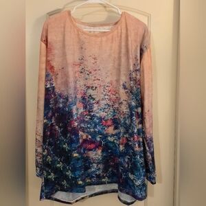 Women's Plus Size Long Sleeve Top - fits like a 4X